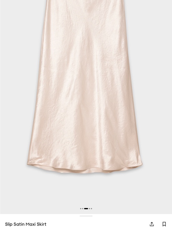 Babaton Dresses & Skirts - Slip Satin Maxi Skirt – Blush